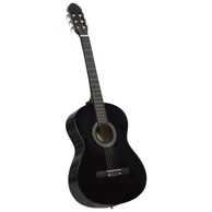 Klasična gitara za početnike 4/4 39", od drva lipe, crna